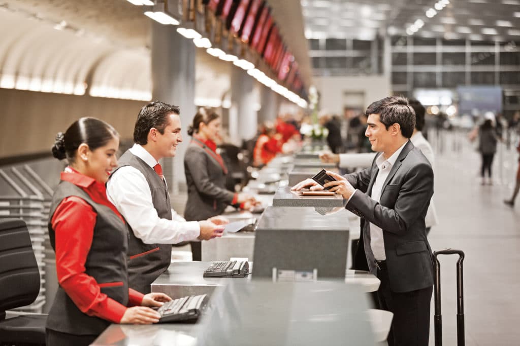 Atención al pasajero aeropuerto