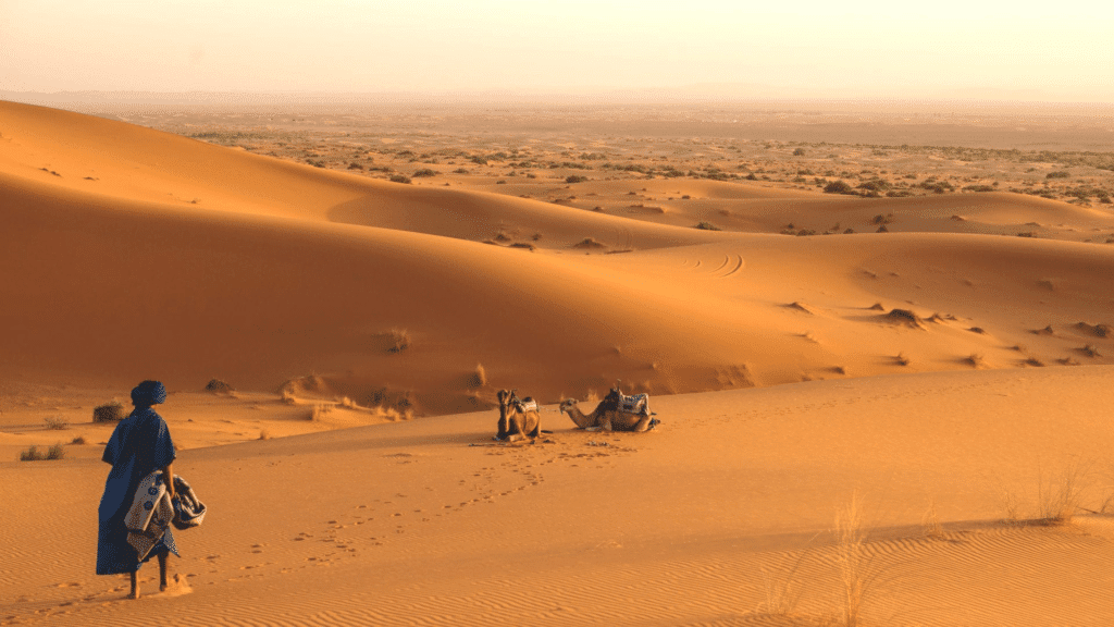 Ruta para hacer en el desierto del Sáhara