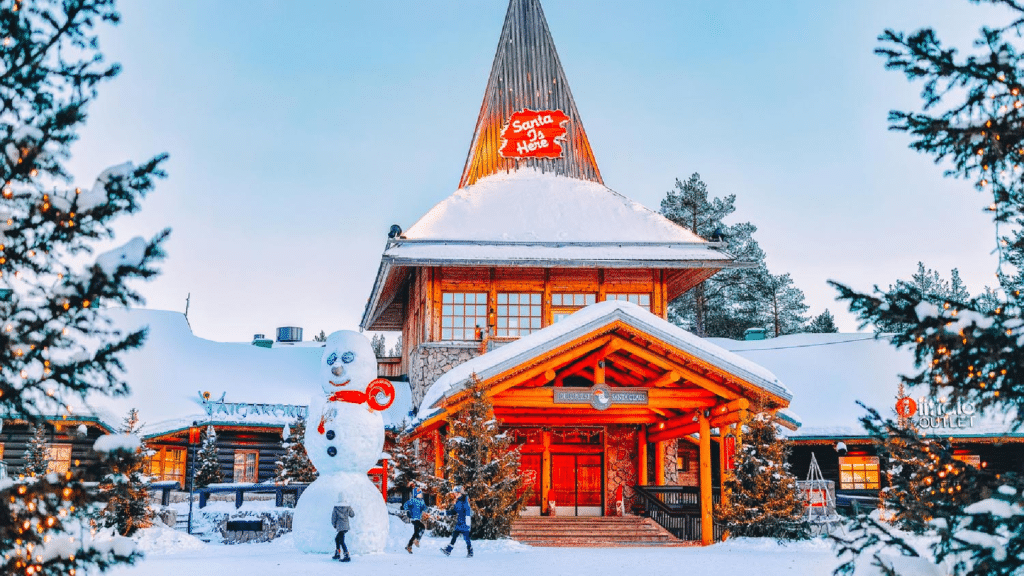 Lugares con nieve en Navidad