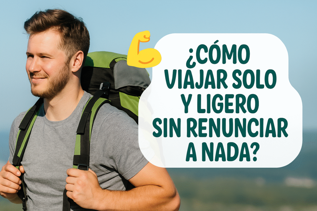 ¿VIAJAS SOLO Y AÚN CARGAS DEMASIADO?