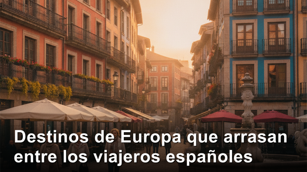 Destinos de Europa favoritos de los viajeros espanoles en 2026