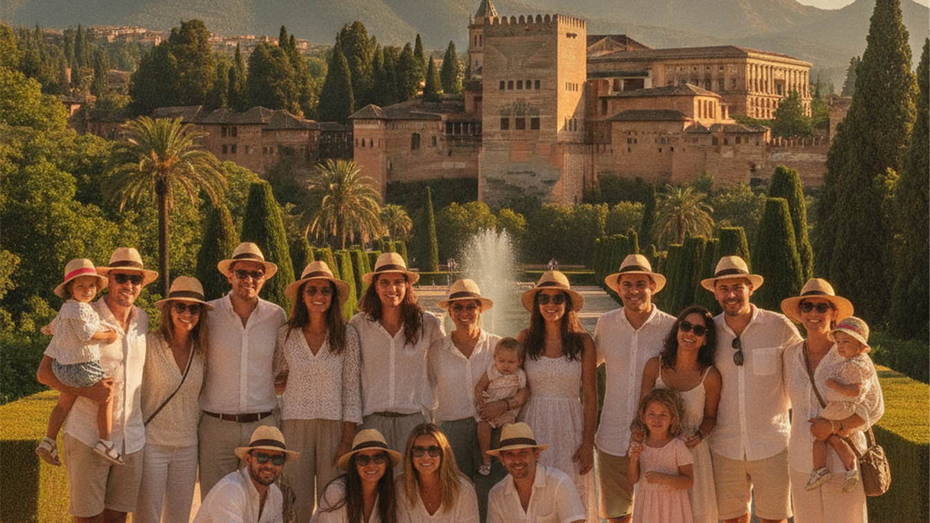 Turistas visitando monumentos históricos en España en agosto 2026