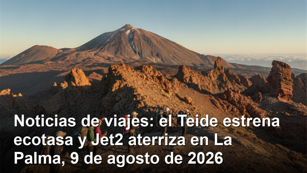 Senderistas en un sendero volcanico del Teide en Tenerife