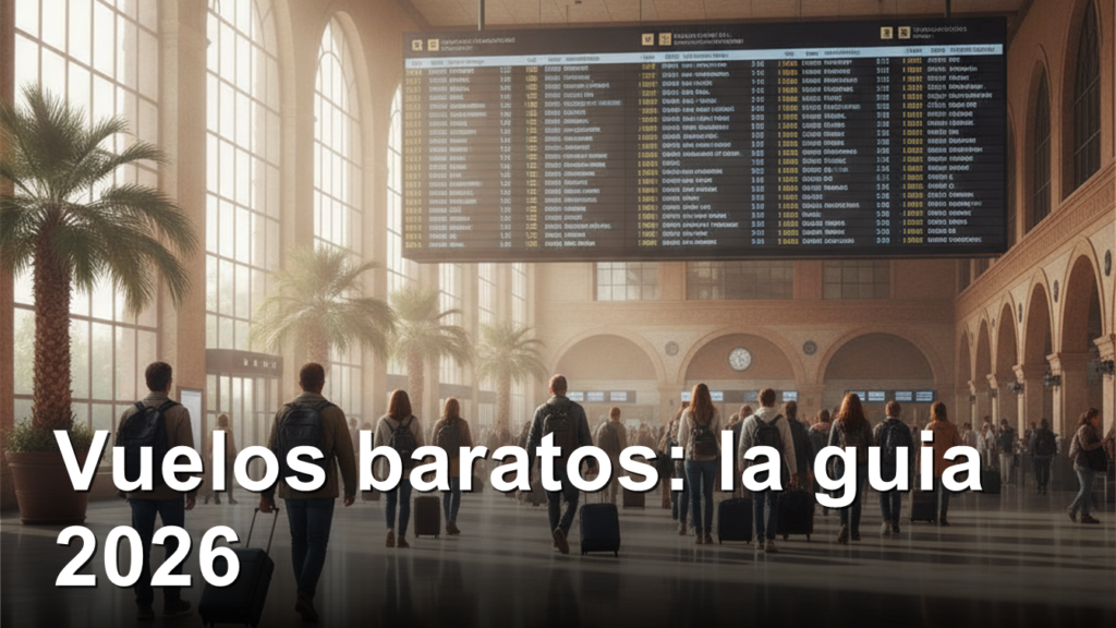 Vuelos baratos guia 2026 aeropuerto