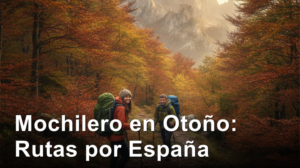 mochilero sendero montanas Espana otono 2026