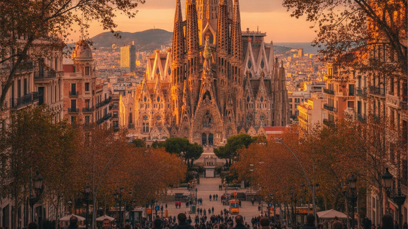 Barcelona Sagrada Familia turismo otono 2026 destinos espanoles