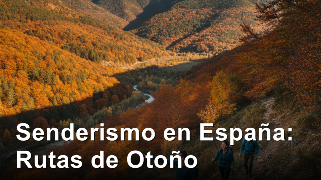 Rutas senderismo Espana otono 2026 senda montana